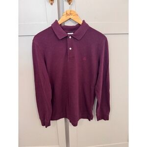 Brooks Brothers Performance Polo Shirt Mens Burgundy Supima Cotton